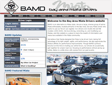 Tablet Screenshot of bayareamiatadrivers.com